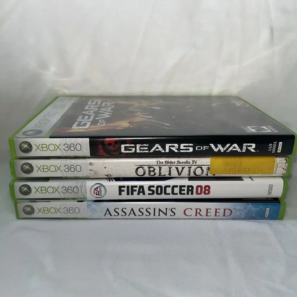Xbox 360 Lot of 4 games Disc in Case 3 Have Manual as well Not Tested See photos